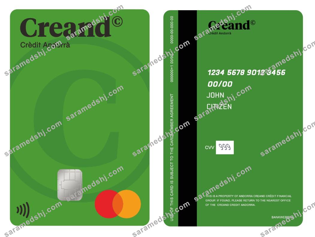 Andorra Creand Crèdit Financial Group vertical mastercard